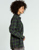 RSQ Tartan Plaid Womens Flannel Shirt image number 2