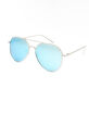 BLUE CROWN Escape Aviator Blue Sunglasses image number 1
