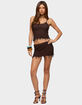 EDIKTED Zeinab Bead Fringe Crochet Top image number 4