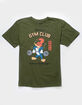 RIOT SOCIETY Woody's Gym Club Boys Tee image number 1