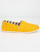 TOMS Gold Fusion Heritage Canvas Womens Classic Slip-Ons image number 1