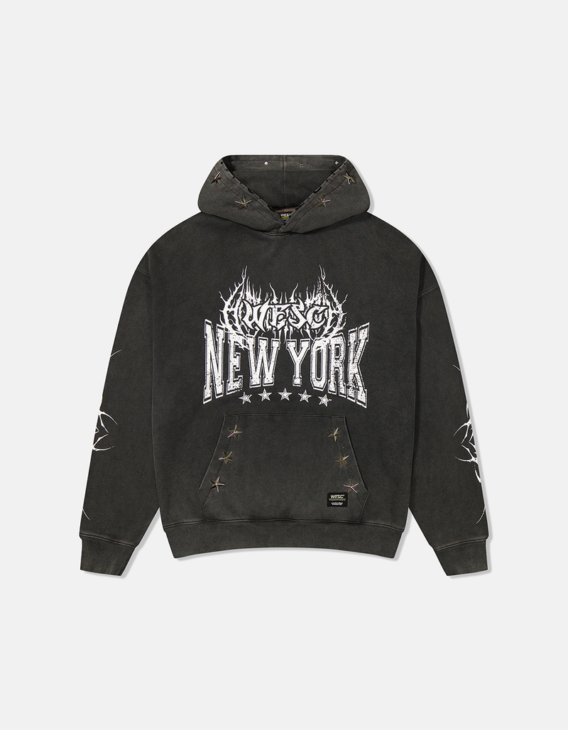 WESC Dropped Shoulder WeSC Gothic Mens Hoodie image number 0