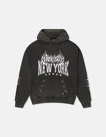 WESC Dropped Shoulder WeSC Gothic Mens Hoodie WESC Dropped Shoulder WeSC Gothic Mens Hoodie Primary Image