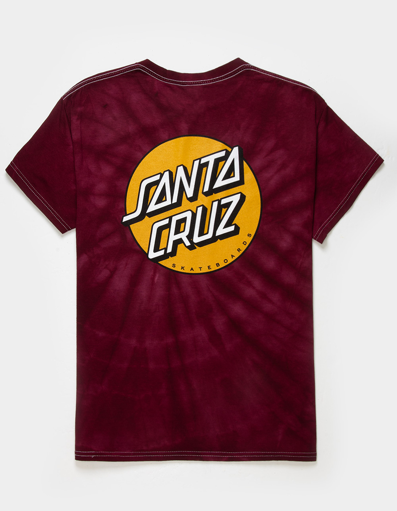 SANTA CRUZ Other Dot Tie Dye Mens Tee image number 0