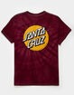 SANTA CRUZ Other Dot Tie Dye Mens Tee image number 1