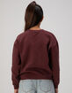 FULL TILT Star Patch Girls Crewneck Sweatshirt image number 5