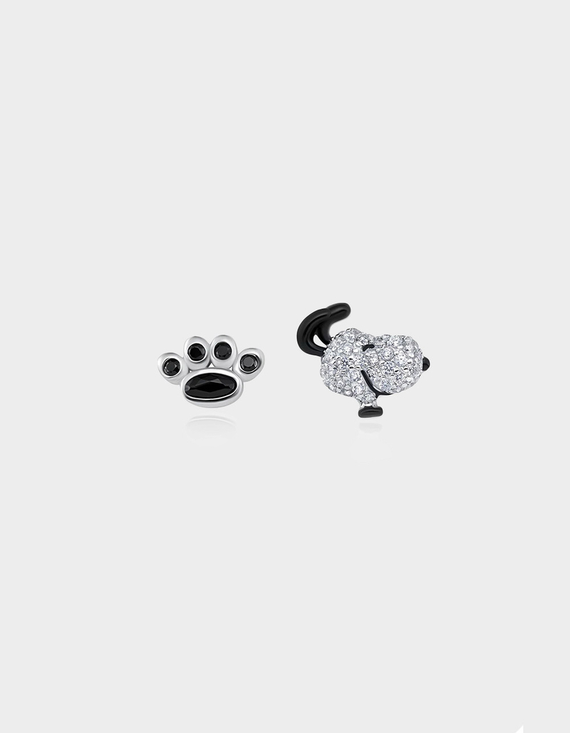 CRISLU Peanuts Snoopy Paw Earrings image number 0
