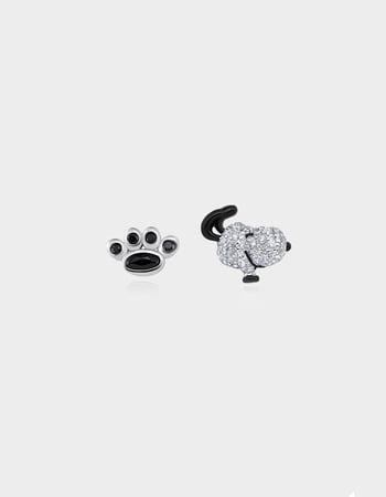 CRISLU Peanuts Snoopy Paw Earrings Primary Image
