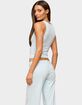 EDIKTED Linda Ribbed Scoop Neck Tank Top image number 3