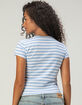 RSQ x Peanuts Womens Stripe Baby Tee image number 4