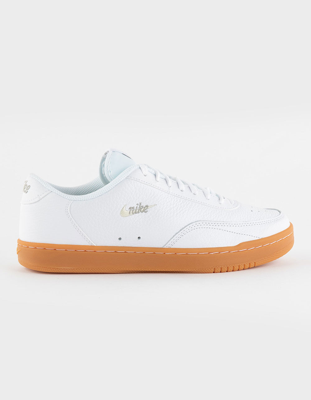 white & orange court vintage premium trainers