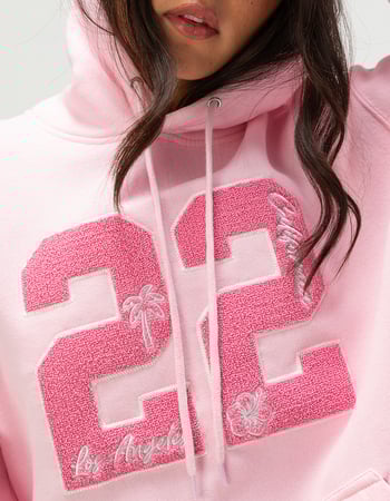RSQ Womens 22 Chenille Patch Hoodie Alternative Image
