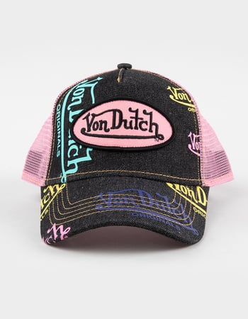 VON DUTCH Tagged Trucker Hat Alternative Image