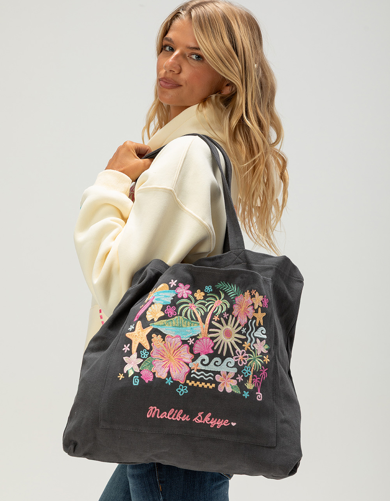 MALIBU SKYYE Tropical Paradise Tote Bag image number 2