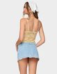 EDIKTED Sheer Lace Cut Out Tank Top image number 3