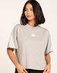 ADIDAS Future Icons 3-Stripes Womens Crop Tee image number 1
