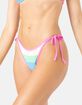 ROXY Surf City Colorblock Tie Side Cheeky Bikini Bottom image number 2