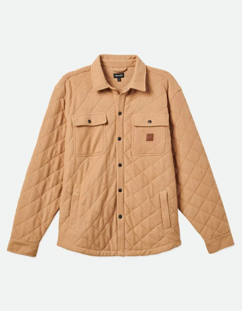 BRIXTON Cass Quilted Fleece Mens Jacket image number 0