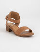 SODA Tan Girls Heeled Sandals image number 1