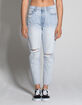 RSQ Womens Ripped Mom Jeans image number 1
