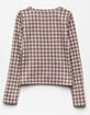 FULL TILT Gingham Girls Button Front Cardigan image number 2