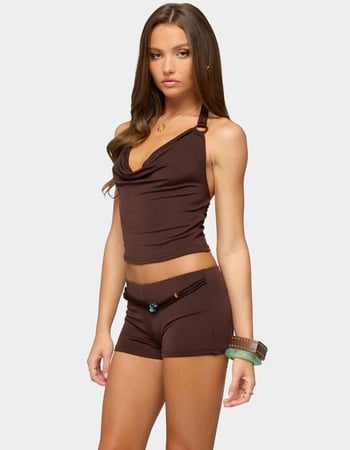 EDIKTED Janya Cowl Neck Halter Top Alternative Image