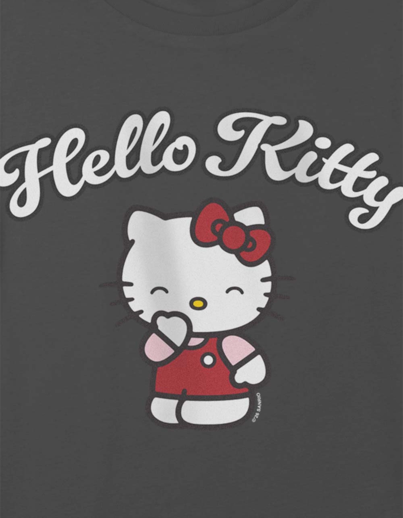 HELLO KITTY Smile Girls Crop Tee image number 1