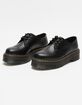 DR. MARTENS 1461 Quad Smooth Leather Womens Platform Shoes image number 2