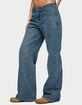 EDIKTED Charla Stud Low Rise Baggy Jeans image number 2