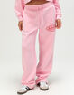 VON DUTCH Womens Wide Leg Sweatpants image number 3
