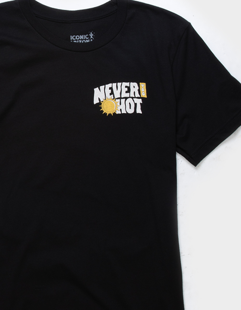 ICONIC ARIZONA Never Too Hot Mens Tee image number 3