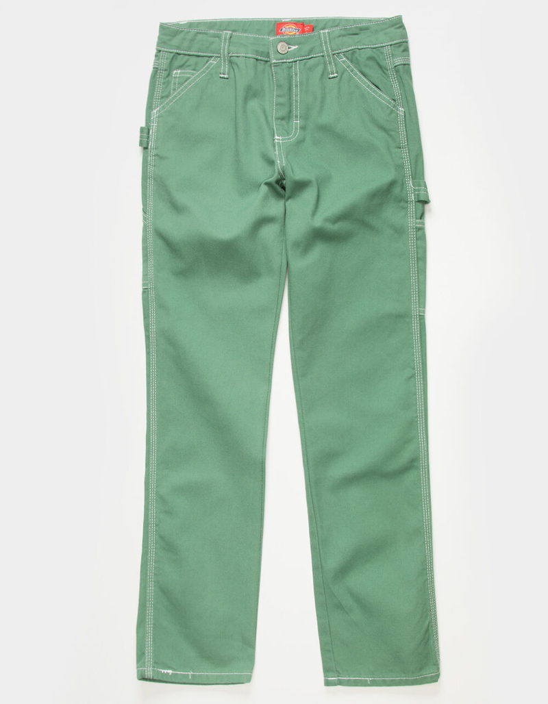 DICKIES Girls Twill Relaxed Carpenter Pants image number 0