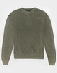 RSQ Mens Washed Crewneck Sweater image number 2
