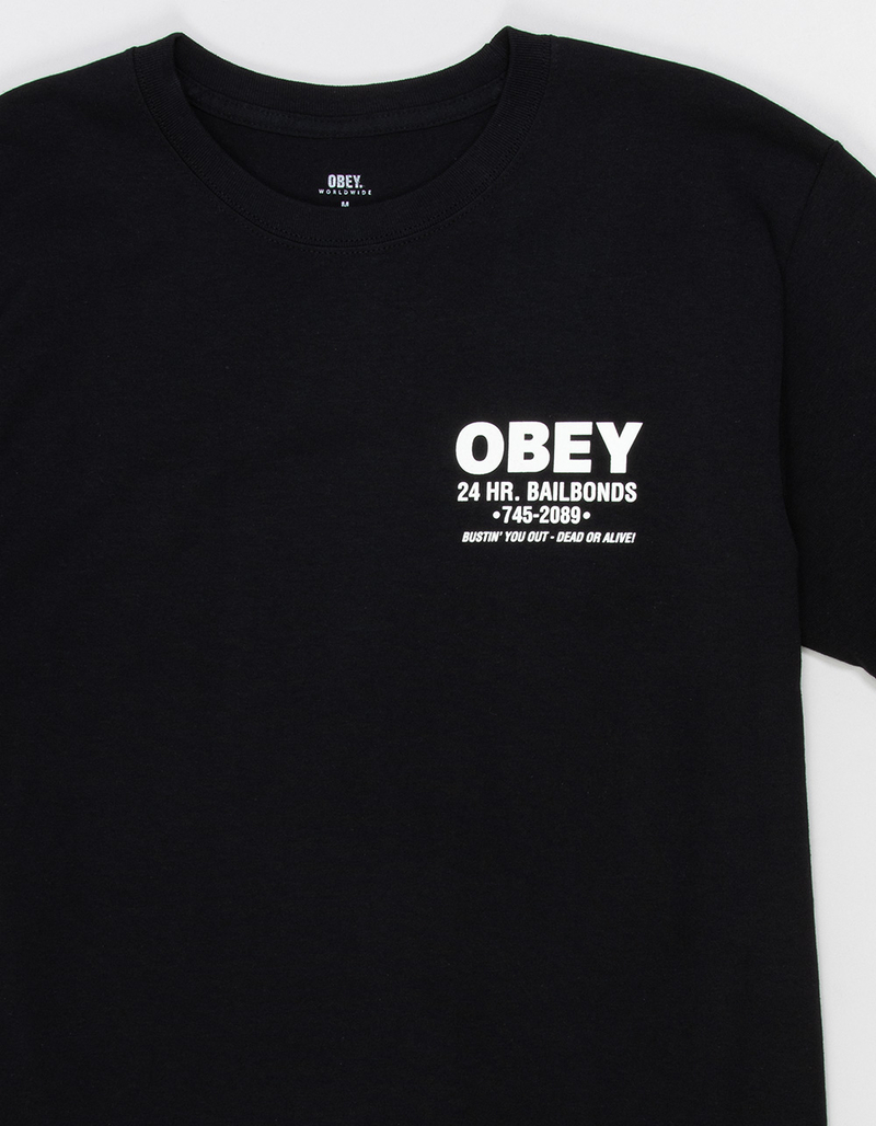 OBEY Bail Bonds Mens Tee image number 3