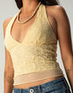 NECTAR CLOTHING Womens Knit Halter Top image number 3