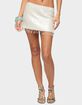 EDIKTED Dalis Fringed Sequin Mini Skirt image number 1