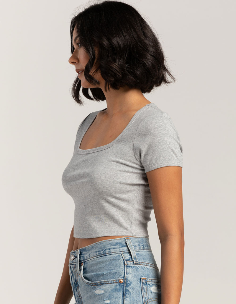 TILLYS Square Neck Womens Tee image number 2