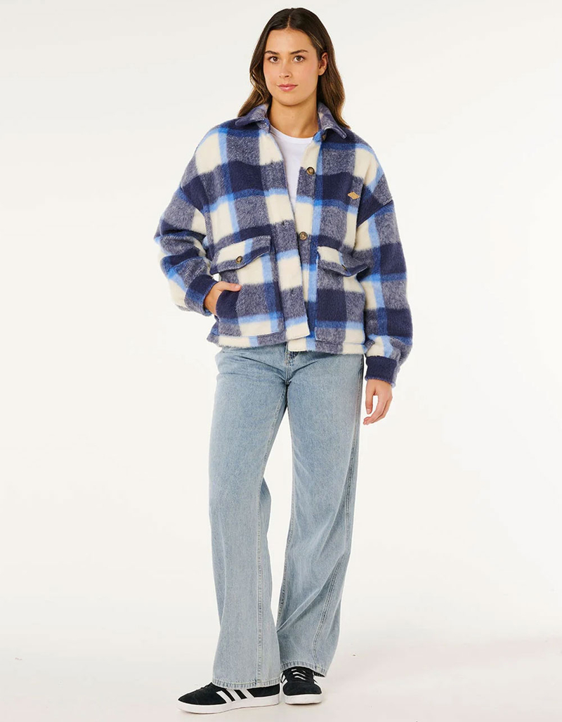 RIP CURL Cala Nights Womens Check Jacket image number 4