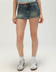 RSQ Womens Low Rise Denim Mini Skort image number 2