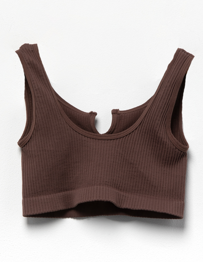 WHITE FAWN Notch Cut Girls Bralette image number 1