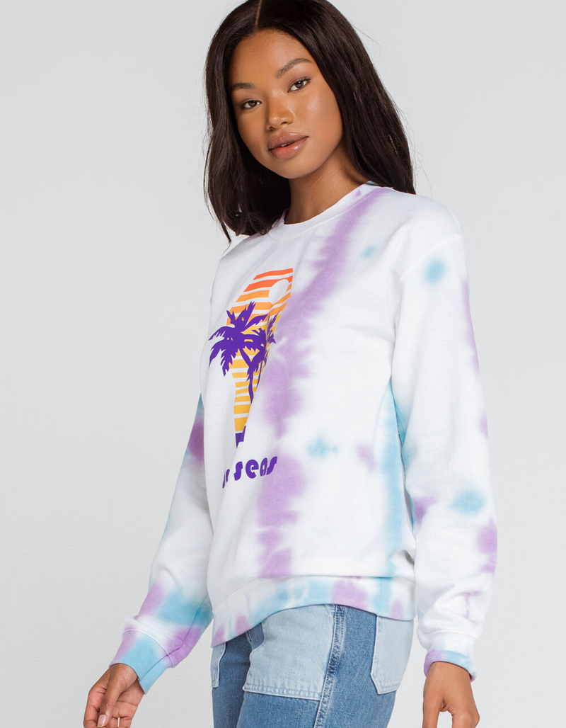 DARK SEAS Six Feet Tie Dye Womens Crew Sweatshirt image number 1
