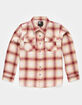 RSQ Dougie Plaid Boys Flannel Shirt image number 2