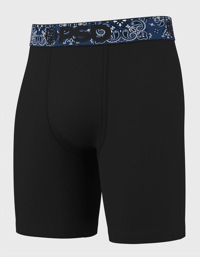 PSD Dark Paisley 3 Pack Mens Boxer Briefs image number 1