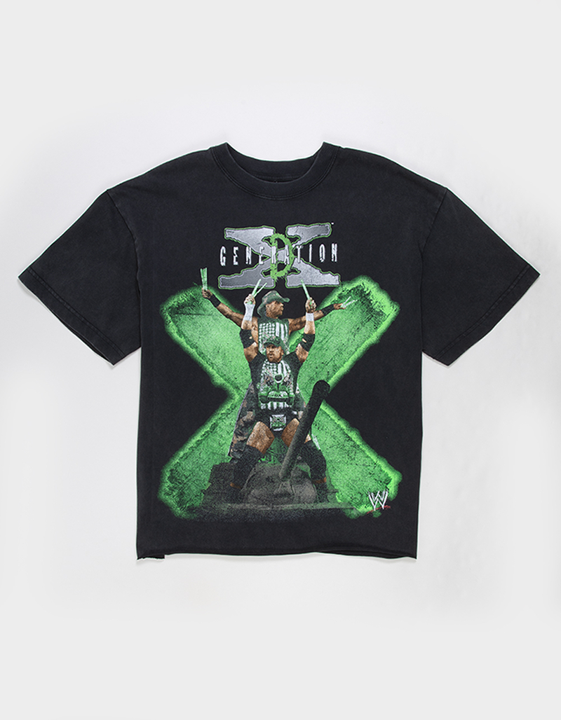 WWE D-Generation X Raided Mens Crop Boxy Tee image number 0
