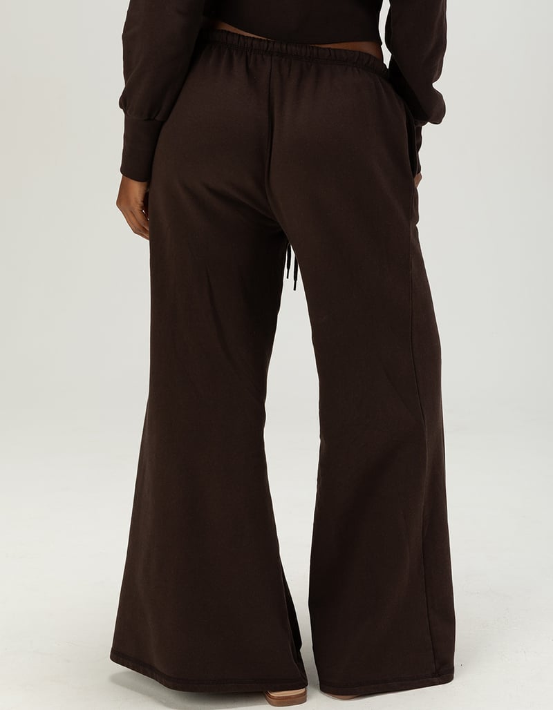 NECTAR CLOTHING Womens Wide Leg Sweatpants image number 3