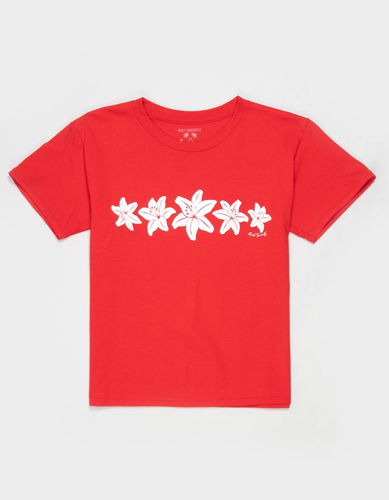 RIOT SOCIETY Lily Girls Boyfriend Tee  image number 0