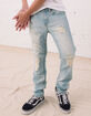 RSQ Boys Super Skinny Ripped Light Wash Jeans image number 2