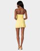 EDIKTED Thalia Flower Pin Ruffle Mini Dress image number 3