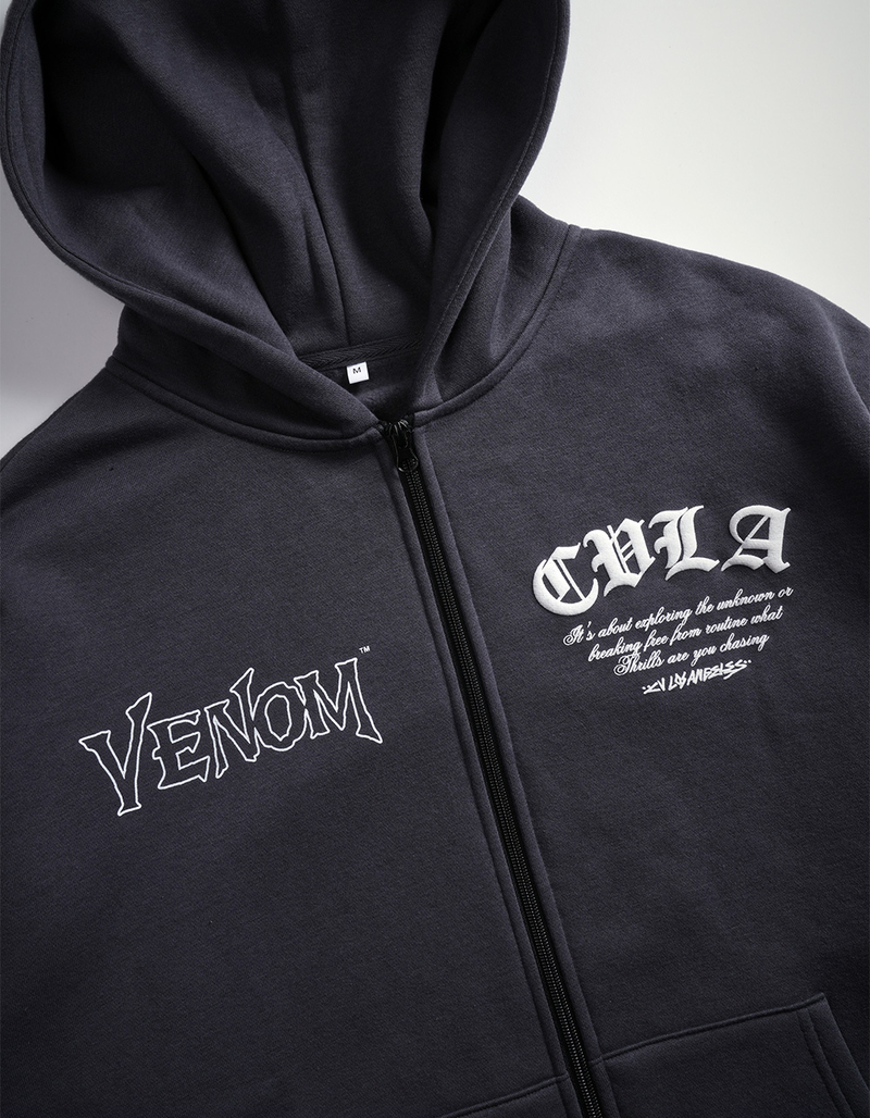 CVLA x Venom Attack Mens Zip-Up Hoodie image number 4