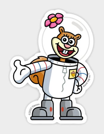 BLANK TAG CO. The Sandy Cheeks Sticker Primary Image